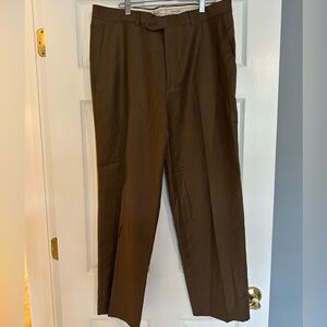 Santorelli Romeo brown dress pants
